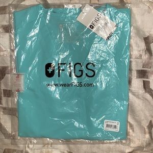 Figs Casma Top. Limited Edition Aqua. XS